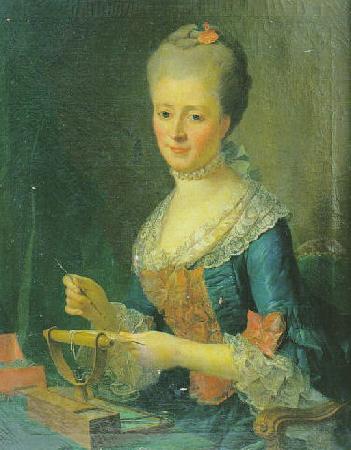 johann melchior wyrsch Portrait of Madame Marie Joseph Francoise Hursule de Boquet de Courbouson